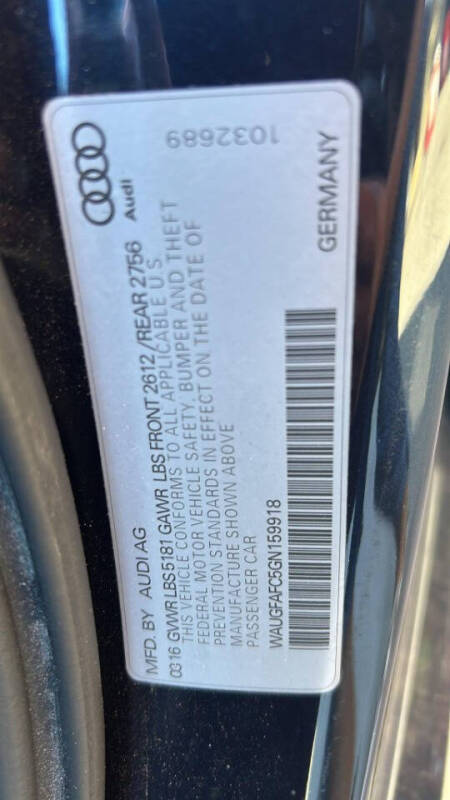 2016 Audi A6 2.0T quattro Premium Plus