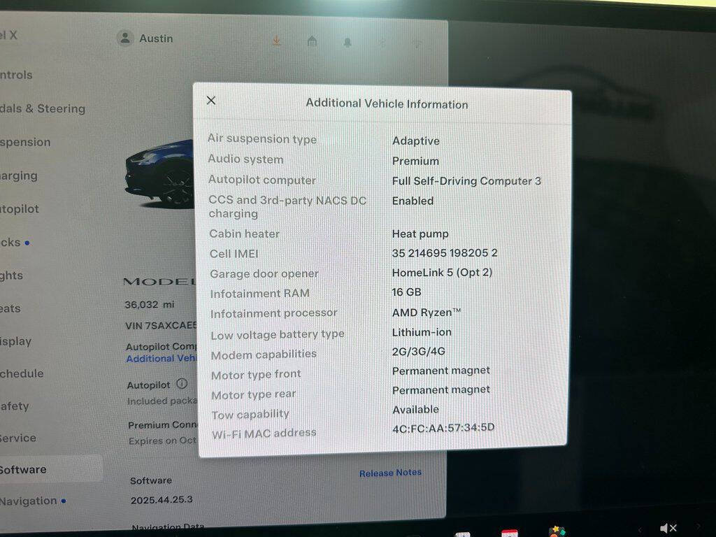 Dk. Blue 2022 Tesla Model X Base AWD 4dr SUV 2