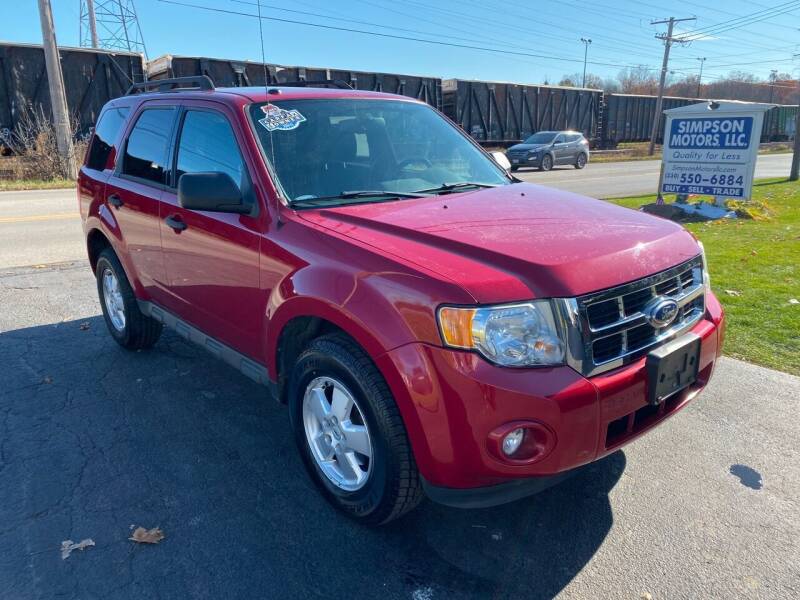 2011 Ford Escape for sale at SIMPSON MOTORS in Youngstown OH