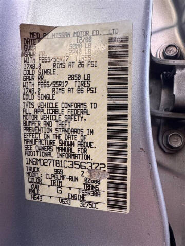 2001 Nissan Frontier SC