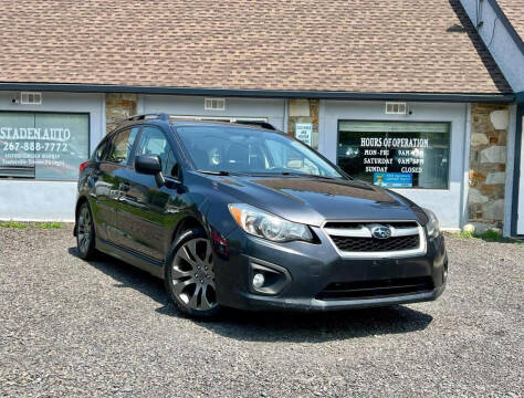 2013 Subaru Impreza for sale at Staden Auto in Feasterville Trevose PA