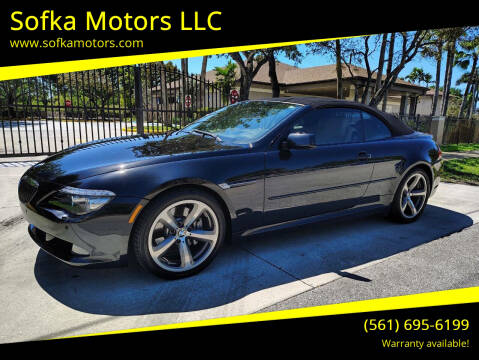 2008 BMW 6 Series for sale at Sofka Motors LLC in Pompano Beach FL