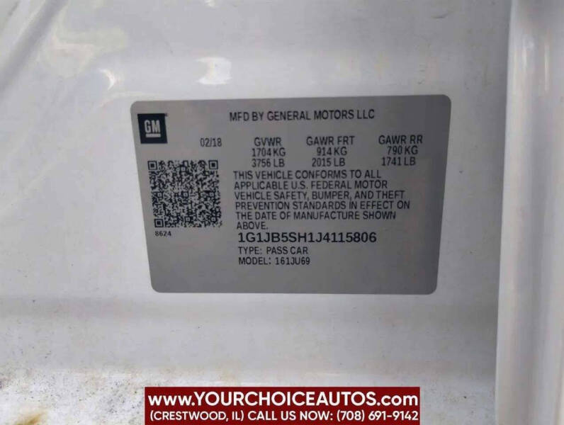 2018 Chevrolet Sonic LS Auto