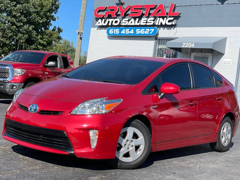 2013 Toyota Prius for sale at Crystal Auto Sales Inc in Nashville TN