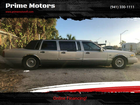 1996 Lincoln Town Car for sale at Prime Motors in Sarasota FL