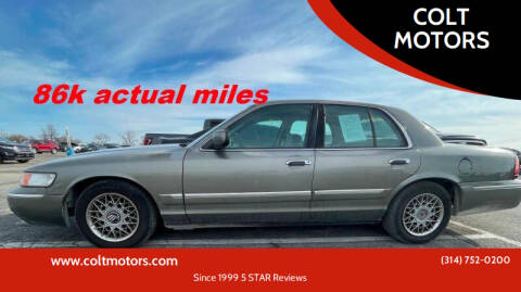 1998 Mercury Grand Marquis for sale at COLT MOTORS in Saint Louis MO