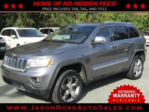 2012 Jeep Grand Cherokee for sale at Jason Ross Auto Sales in Burlington NC
