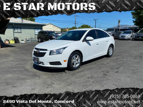 2014 Chevrolet Cruze for sale at E STAR MOTORS in Concord CA