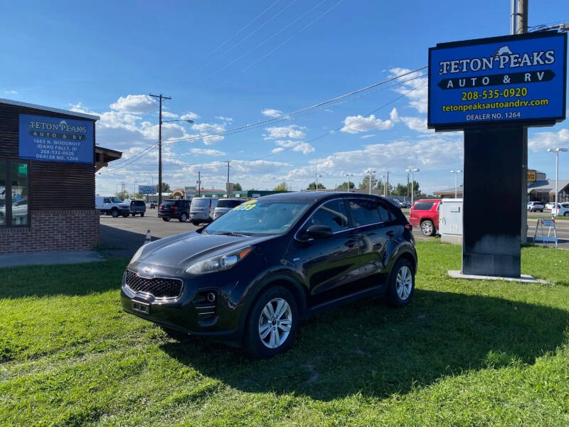 2017 Kia Sportage for sale at TETON PEAKS AUTO & RV in Idaho Falls ID