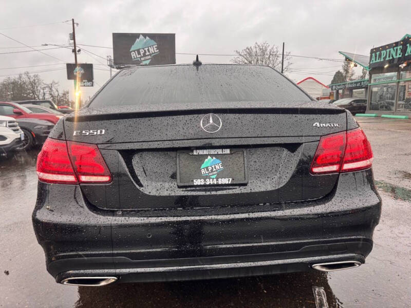 2014 Mercedes-Benz E-Class E 550 4MATIC