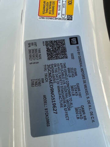 2022 Chevrolet Silverado 1500 Work Truck