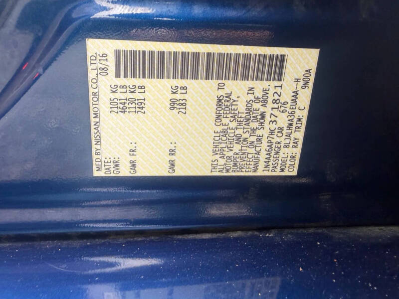 2017 Nissan Maxima Platinum