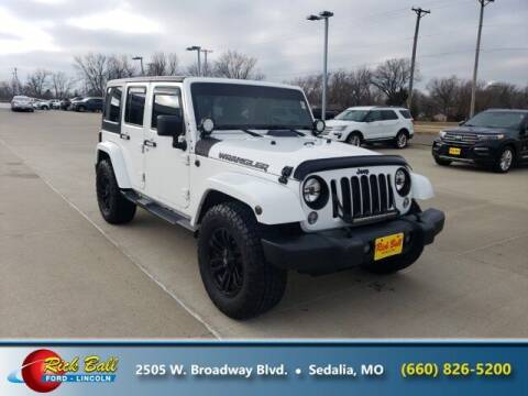 2014 Jeep Wrangler Unlimited for sale at RICK BALL FORD in Sedalia MO