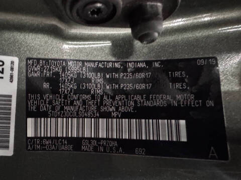 2020 Toyota Sienna XLE 8-Passenger