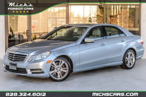 2013 Mercedes-Benz E-Class for sale at Mich's Foreign Cars in Hickory NC