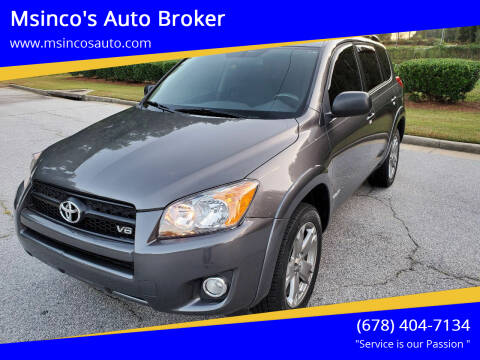 2011 Toyota RAV4 for sale at Msinco's Auto Broker in Snellville GA