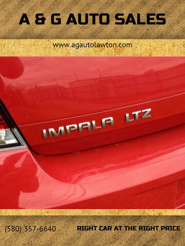 2013 Chevrolet Impala for sale at A & G Auto Sales in Lawton OK