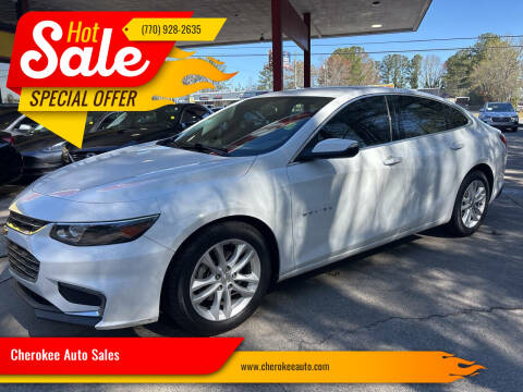 2018 Chevrolet Malibu for sale at Cherokee Auto Sales in Acworth GA