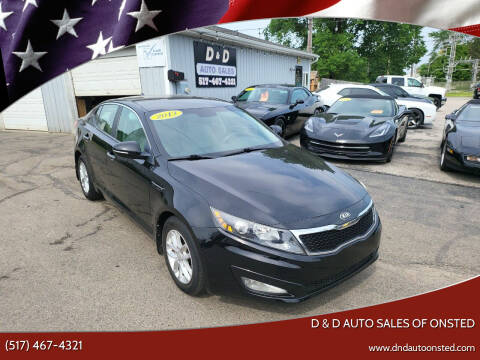 2013 Kia Optima for sale at D & D Auto Sales Of Onsted in Onsted MI