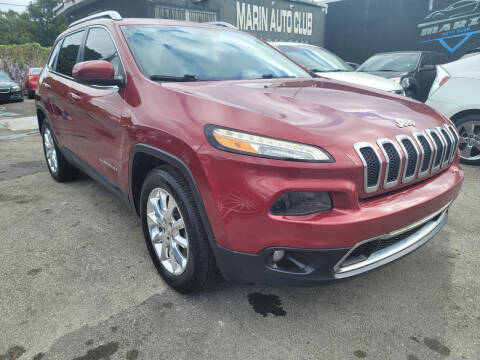 2015 Jeep Cherokee for sale at Marin Auto Club Inc in Miami FL