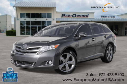 2014 Toyota Venza for sale at European Motors Inc in Plano TX