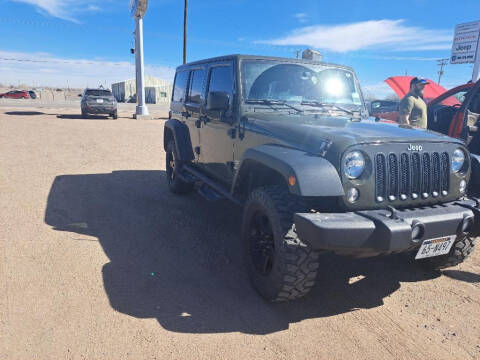 2015 Jeep Wrangler Unlimited for sale at Tony Peckham @ Korf Motors in Sterling CO