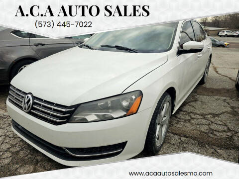 2013 Volkswagen Passat for sale at A.C.A Auto Sales in Columbia MO