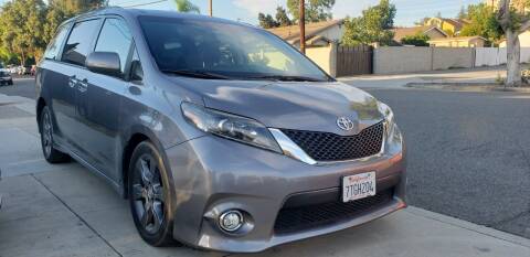 2016 Toyota Sienna for sale at LUCKY MTRS in Pomona CA