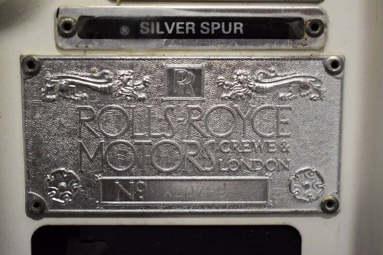 1987 Rolls-Royce Silver Spur