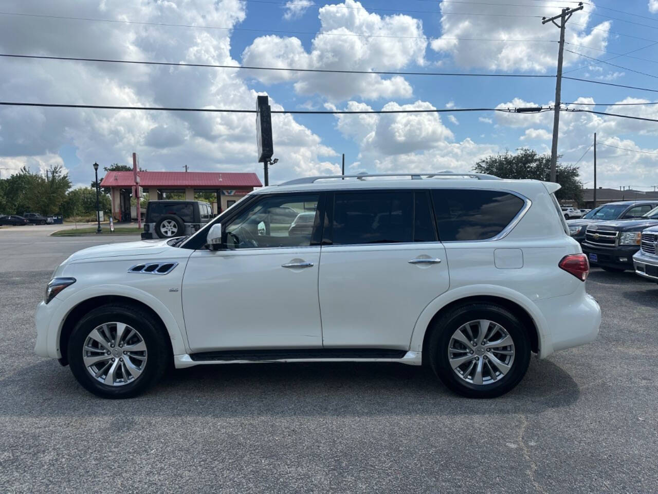 2015 INFINITI QX80 for sale at Auto Haven Frisco in Frisco, TX