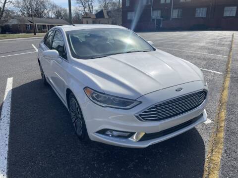 2017 Ford Fusion for sale at DEALS ON WHEELS in Moulton AL