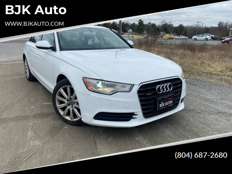 2014 Audi A6 for sale at BJK Auto in Oilville VA