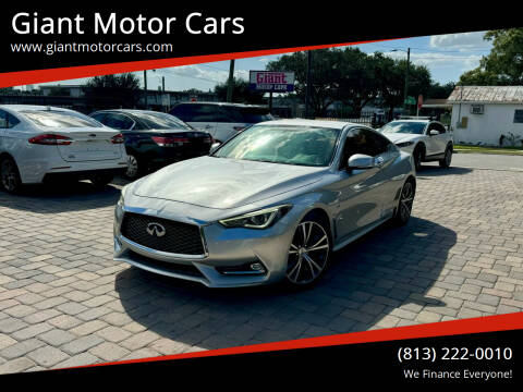 2017 Infiniti Q60 for sale at Giant Motor Cars in Tampa FL