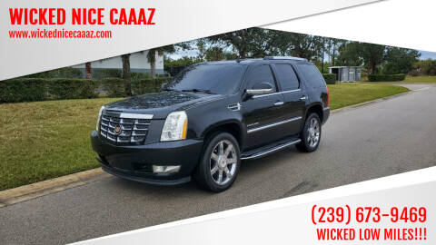 2013 Cadillac Escalade for sale at WICKED NICE CAAAZ in Cape Coral FL