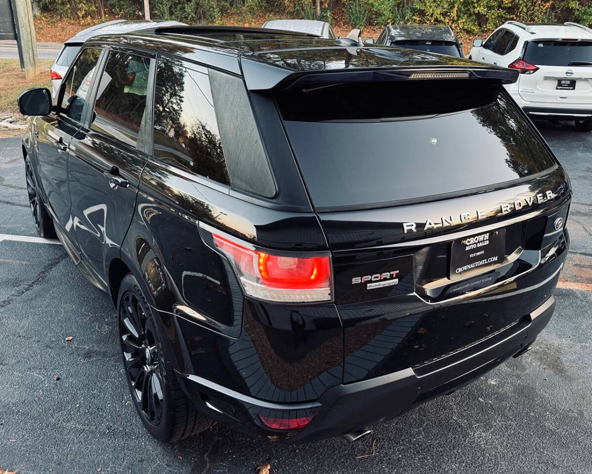 2015 Land Rover Range Rover Sport for sale at Crown Auto Sales in Marietta, GA