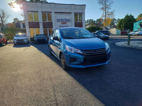 2021 Mitsubishi Mirage for sale at Best Buy Wheels in Virginia Beach VA