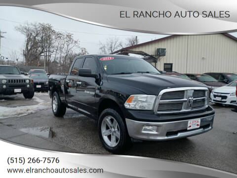 2012 RAM 1500 for sale at El Rancho Auto Sales in Des Moines IA