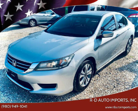 2014 Honda Accord for sale at R-D AUTO IMPORTS, Inc in Charlotte NC