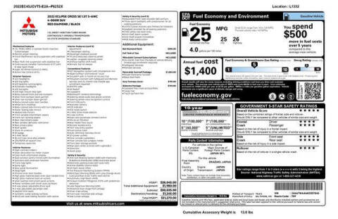 2022 Mitsubishi Eclipse Cross SEL