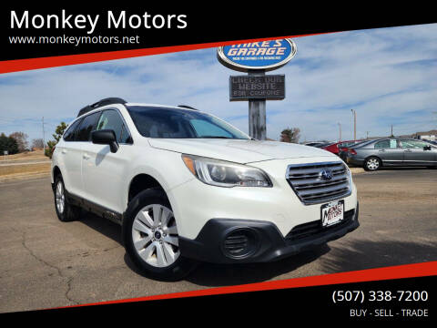 2017 Subaru Outback for sale at Monkey Motors in Faribault MN