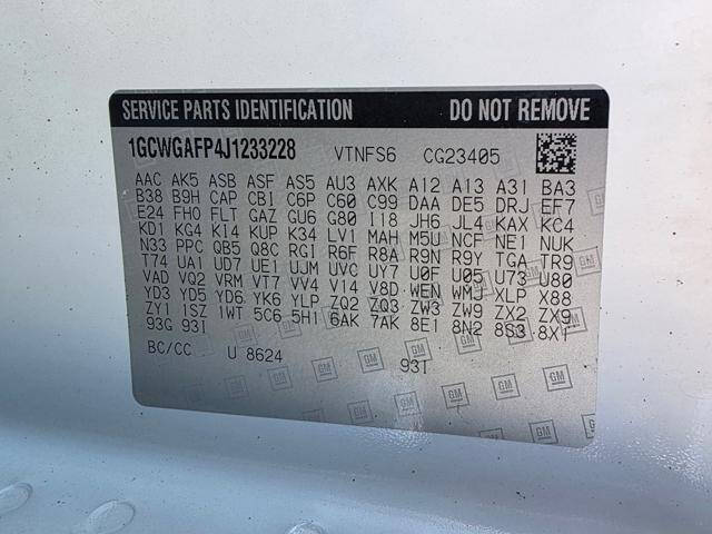 2018 Chevrolet Express 2500