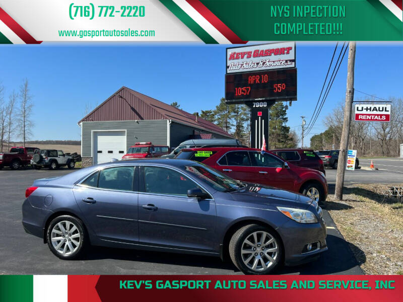 2013 Chevrolet Malibu for sale at KEV'S GASPORT AUTO SALES AND SERVICE, INC in Gasport NY