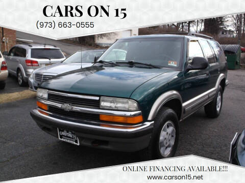 1998 Chevrolet Blazer for sale at Cars On 15 in Lake Hopatcong NJ