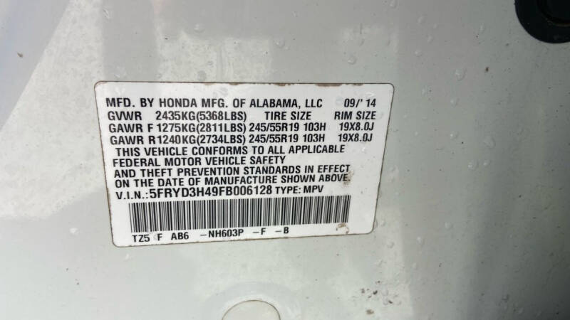 2015 Acura MDX w/Tech