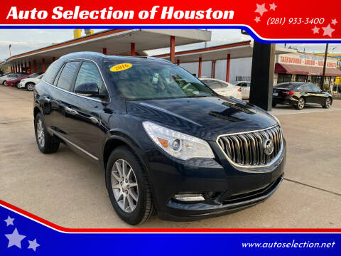 2016 Buick Enclave for sale at Auto Selection of Houston in Houston TX