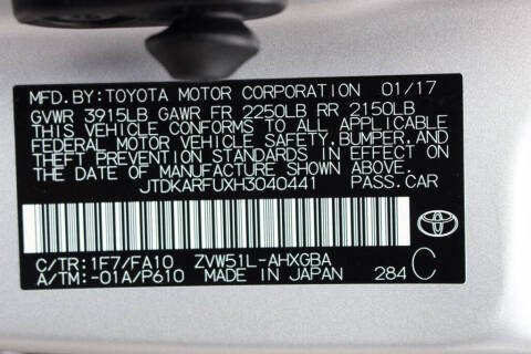 2017 Toyota Prius Three