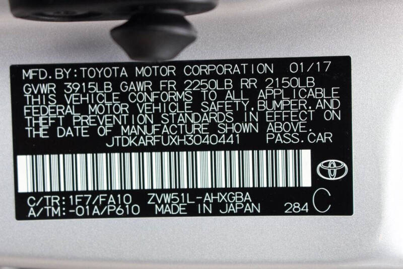 2017 Toyota Prius Three