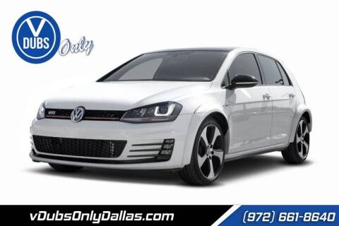 2016 Volkswagen Golf GTI for sale at VDUBS ONLY in Plano TX