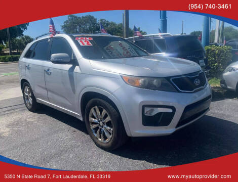 2012 Kia Sorento for sale at AUTO PROVIDER in Fort Lauderdale FL