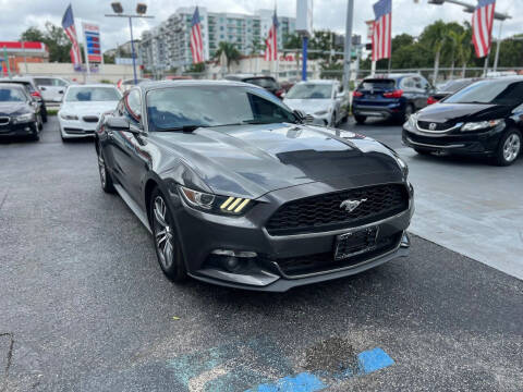 2015 Ford Mustang for sale at THE SHOWROOM in Miami FL